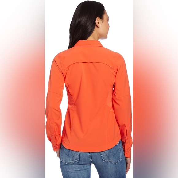 Columbia Long Sleeve Shirt Women's Size XL Lilac Purple Silver Ridge Button-Up - Picture 11 of 11